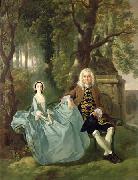 Thomas Gainsborough, Portrait of Mr and Mrs Carter of Bullingdon House, Bulmer, Essex